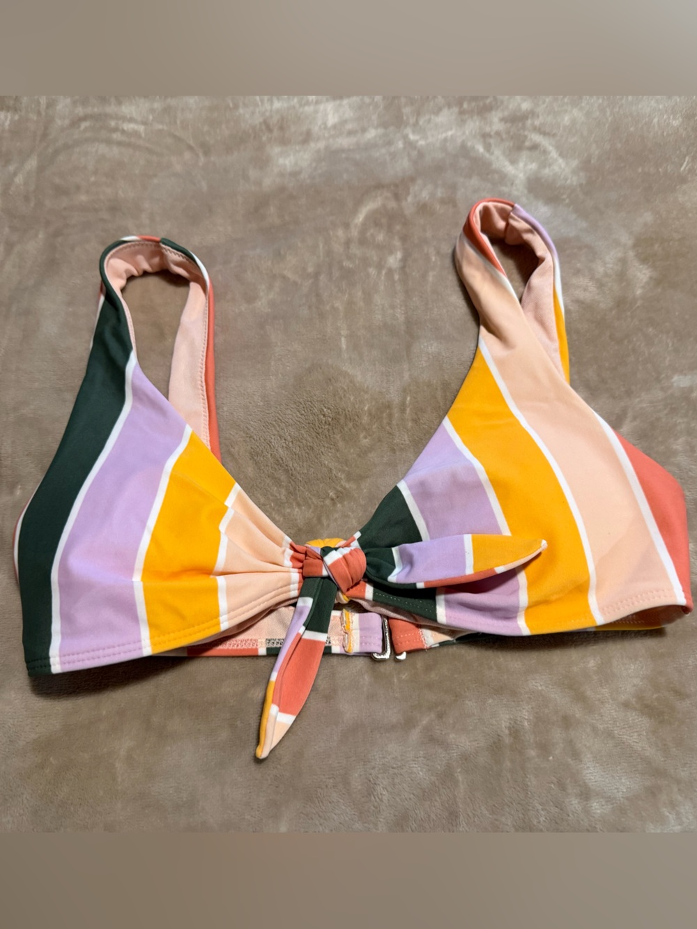 Hollister Pink Swim Bikini Top with Logo